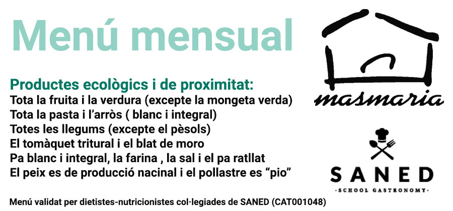 Menú Abril 2019