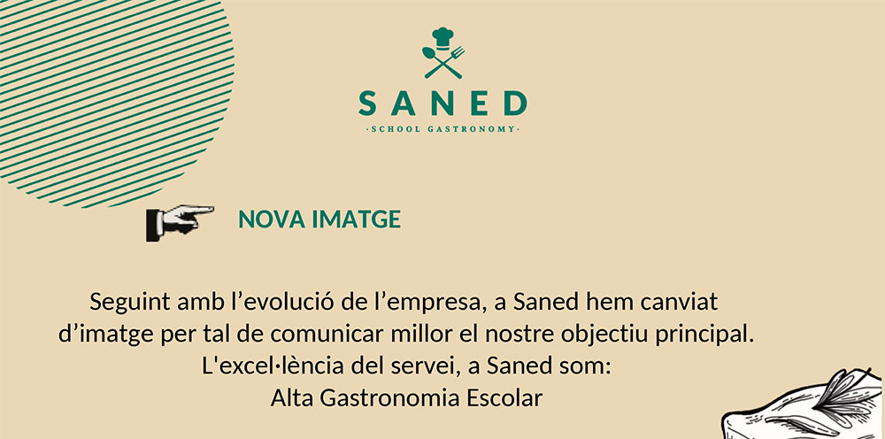 Nova imatge, nou format de menú, els nostres 3 ingredients: